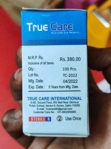 True Care Round Sterile Lancets – Pack of 100