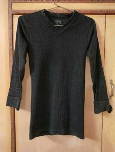 Macho Winter Innerwear for Kids Charcoal Cotton
