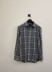 Men's Plaid Button-Up Shirt