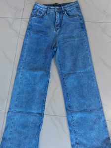 Light Wash Wide Leg Jeans