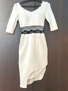 Chic White &amp; Lace Dress