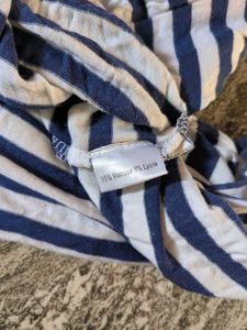Striped Long Sleeve Soft Top