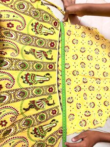 Yellow Elephant Print Maxi Dress
