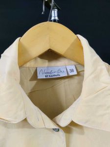Classic Light Yellow Button-Up Shirt