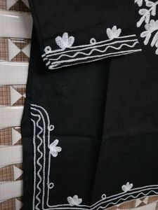 Embroidered Black Tunic