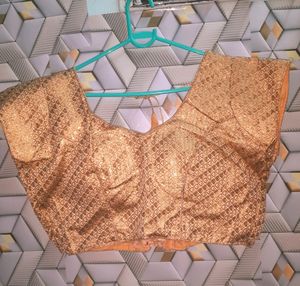 Golden Printed Blouse