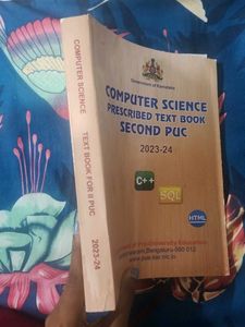 Computer Science Textbook - Second PUC