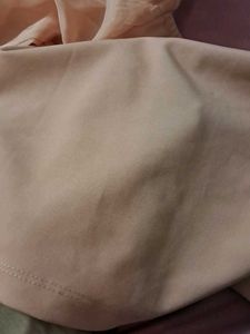 Peach Sheer Sleeve Top