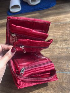 Small Jewelry Organizer cum Pouch