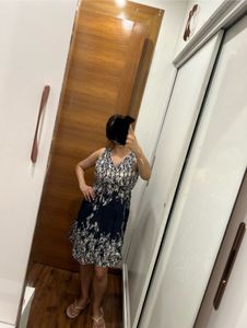 biba  Sleeveless V-Neck Printed Dress