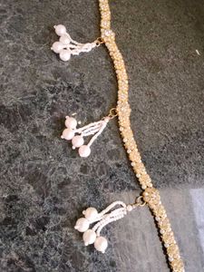Exquisite Pearl and Crystal Kamarbandh