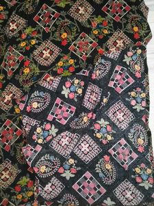 Bohemian black Print Kurta