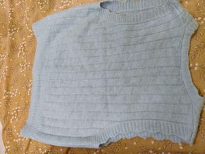 Korean Flora Knit Vest(New)