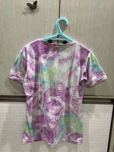 Tie-Dye Purple &amp; Green T-Shirt