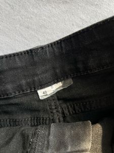 Black Denim Shorts