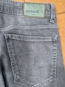 Gray Wash Bootcut Jeans