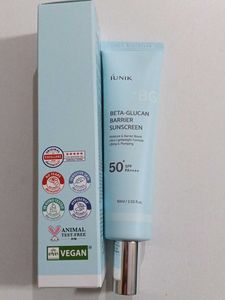 Iunik Beta-Glucan Barrier Sunscreen SPF 50+
