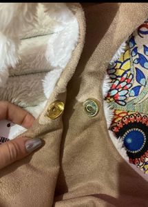 Chic White Faux Fur Hobo Bag