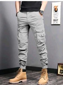 grey colour Cargo Pant for mens size- 28