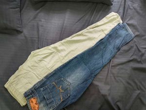 Classic Blue 3 pack trousers,Denim Jeans(Roadster)