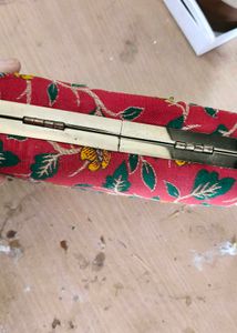 Embroidered Floral Clutch Bag