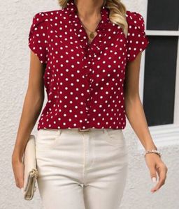 Stylish Crop Shirt Front Button With Knot