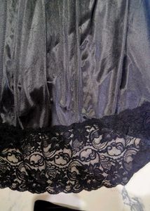 Black Pleated Midi Skirt