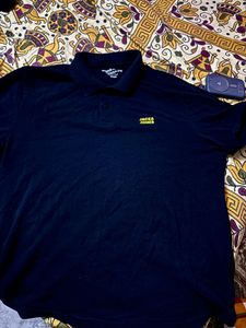 Jack & Jones Navy Polo T-Shirt