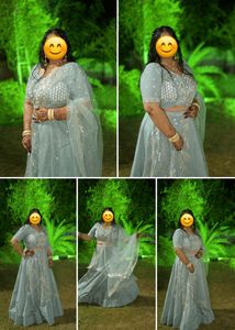 Beautiful Sea Green Lehenga Choli Set
