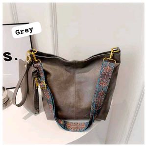 Stylish Brown Faux Leather Shoulder Bag