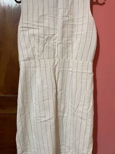 White striped dress