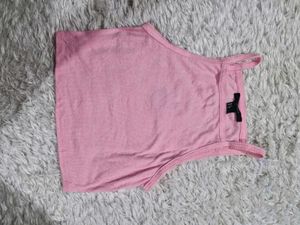 forever 21Pink Cropped Tank Top