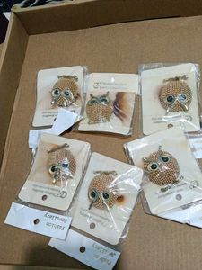 Owl Brooch Pins