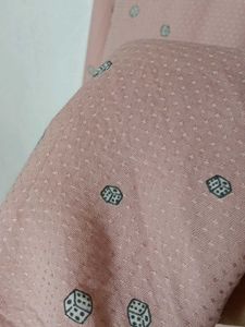 Pink Printed Button-Up Shirt