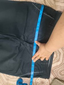 Cantabil Men's Casual Black Pants in 34 waist