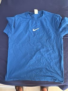 Men's Blue Crew Neck T-Shirt