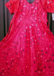 Gorgeous 🥰 pink 🩷 Frock For Girls 😍
