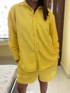 Cute Yellow Matching Set