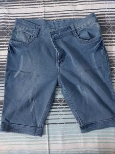 Light Blue Denim Shorts