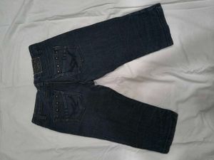 Women's Dark Wash Denim Capris
