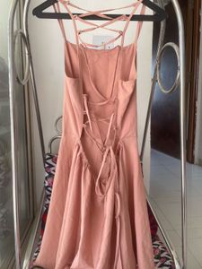Peach Skater Dress
