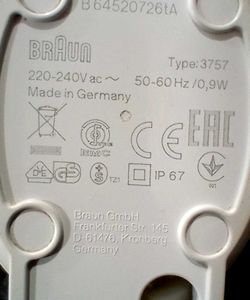 Oral B electric toothbrush wireless charger.
