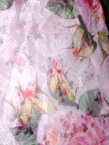 Elegant Floral Kurta Set with oreganza  Dupatta