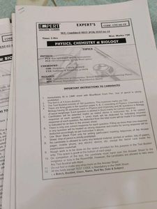 Physics, Chemistry &amp; Biology Exam Papers