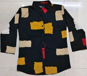woman's crepe shirt