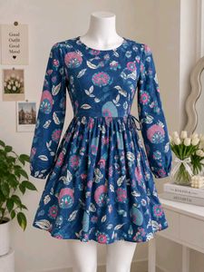 Women’s Floral Printed Short Kurti/Tunic