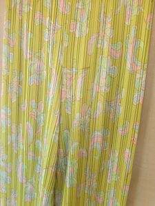 Zara Printed Pleated Trousers
