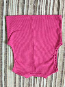 Pink "Selflove" Crop Top
