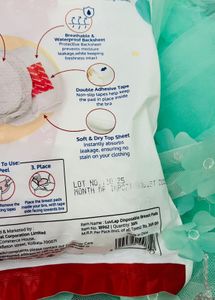 LuvLap Disposable Breast Pads fits to any size