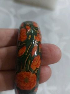 Hand-painted traditional Kashmiri Paper Mache Bang
